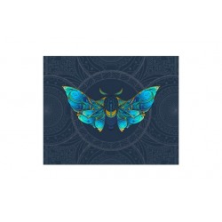 TORBA NA RAMIĘ - 45x50 czaszki czarne