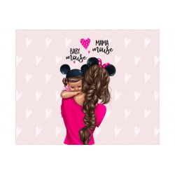 TORBA NA RAMIĘ - 45x50 czaszki czarne