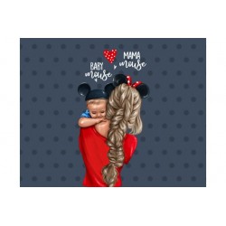 TORBA NA RAMIĘ - 45x50 czaszki czarne