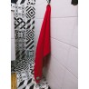 Ręcznik waflowy 70x100 - CZERWONY - 100% bawełna