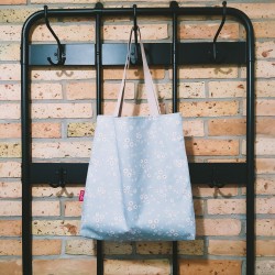 Torba na ramię 45x50 kwiaty boho