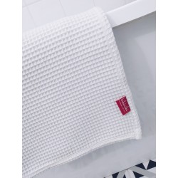 Ręcznik waflowy kąpielowy 100x150 duży - ECRU 100% bawełna