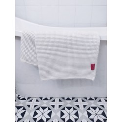 Ręcznik waflowy kąpielowy 100x150 duży - ECRU 100% bawełna