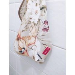 Ręcznik bambusowy do twarzy 37x50 - Papugi