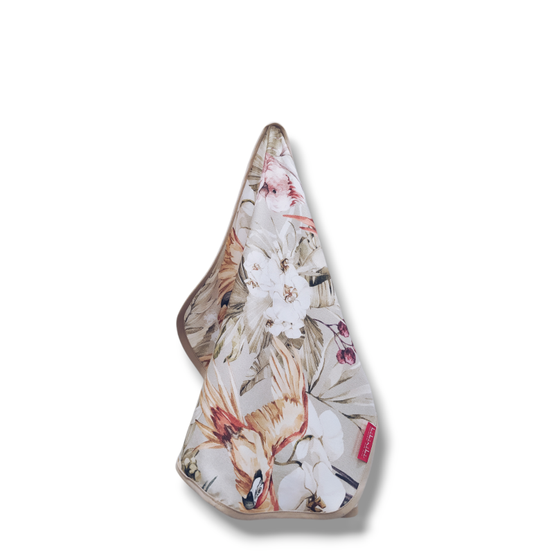 Ręcznik bambusowy do twarzy 37x50 - Papugi