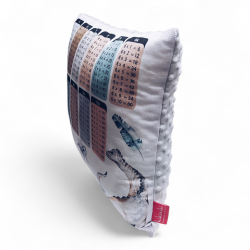 Poduszka z tabliczką mnożenia 40x40 - Dinozaury