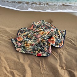 Ręcznik bambusowy do ciała 100x180 - Łąka kwiatów