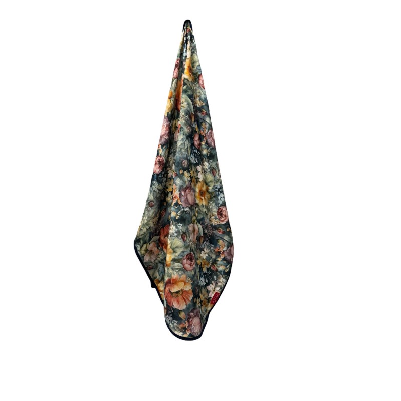 Ręcznik bambusowy do włosów 75x100 - Łąka kwiatów