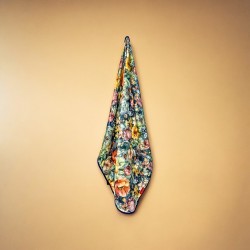 Ręcznik bambusowy do włosów 75x100 - Łąka kwiatów