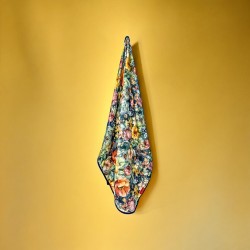 Ręcznik bambusowy do włosów 75x100 - Łąka kwiatów