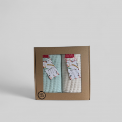 Komplet ręczników waflowych...