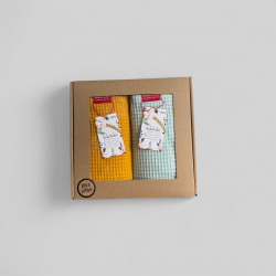 Komplet ręczników waflowych...