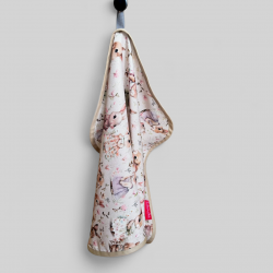 Ręcznik bambusowy do twarzy 37x50 - Różowe króliczki