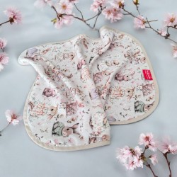 Ręcznik bambusowy do twarzy 37x50 - Różowe króliczki