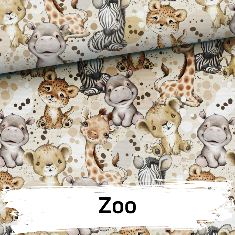 Ręcznik bambusowy do włosów 75x100 - Zoo