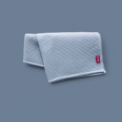 Ręcznik waflowy kąpielowy 100x150 duży - BŁĘKITNY 100% bawełna