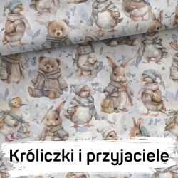 Wzór i wielkość do wyboru - Komplet pościel z wypełnieniem + poduszka -  bawełna z minky