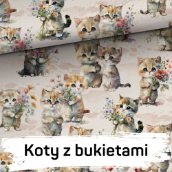 Wzór i wielkość do wyboru - Komplet pościel z wypełnieniem + poduszka -  bawełna z minky