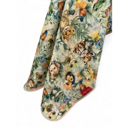 Ręcznik bambusowy do włosów 75x100 - Dżungla