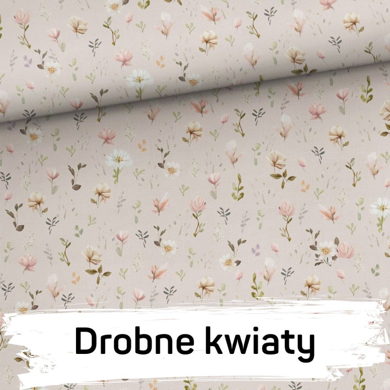 Ręcznik bambusowy do ciała 100x150 - Drobne kwiaty