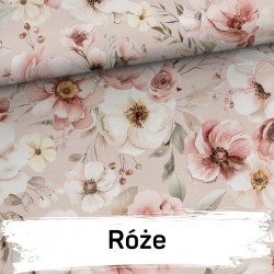 Ręcznik bambusowy do twarzy 37x50 - róże