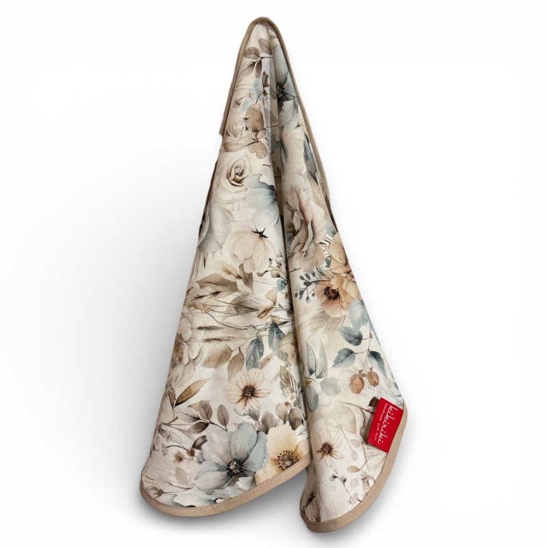 Ręcznik bambusowy do twarzy 37x50 - Boho kwiaty