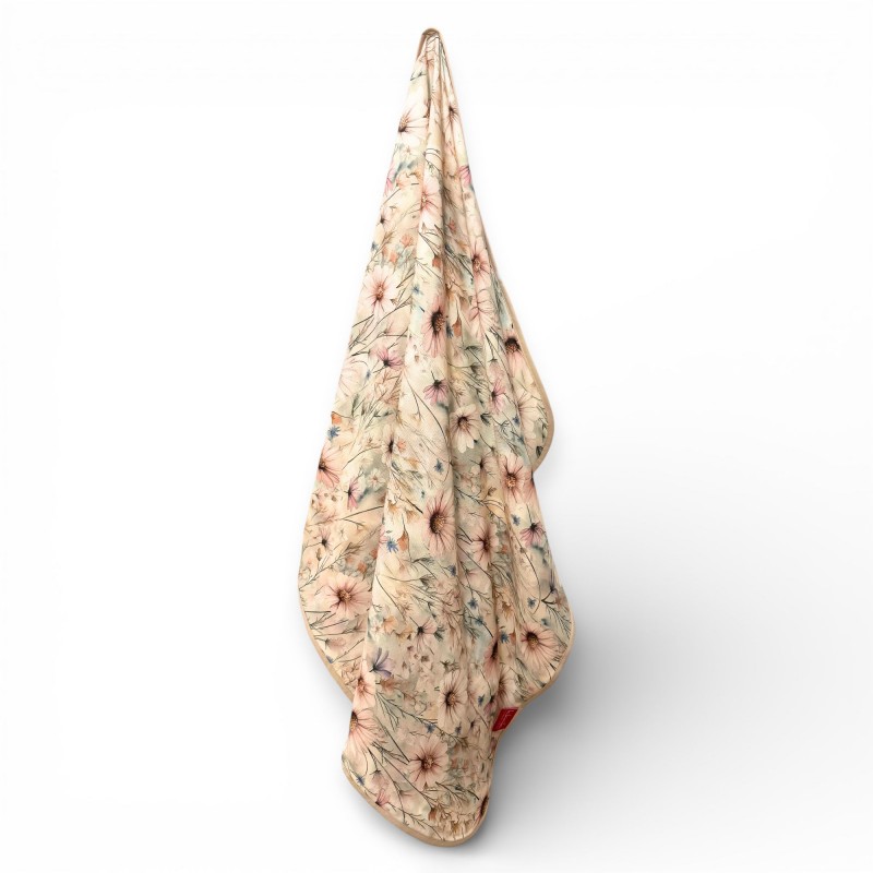 Ręcznik bambusowy do włosów 75x100 - Dzika łąka